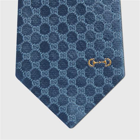 prezzo medio cravatta uomo gucci|Gucci Cravatta in jacquard di seta GG.